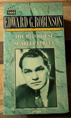 Edward G. Robinson Double Feature VHS - The Red House & Scarlet Street  VG - Image 1 of 3