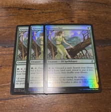 X3 MTG Magic FOIL Greenseeker Time Spiral Remastered NM