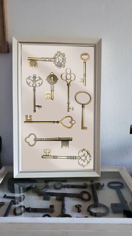 Lot Hot New 9pcs DIY Making Lock Keys Large Antique Vintage old Brass Skeleton Cover