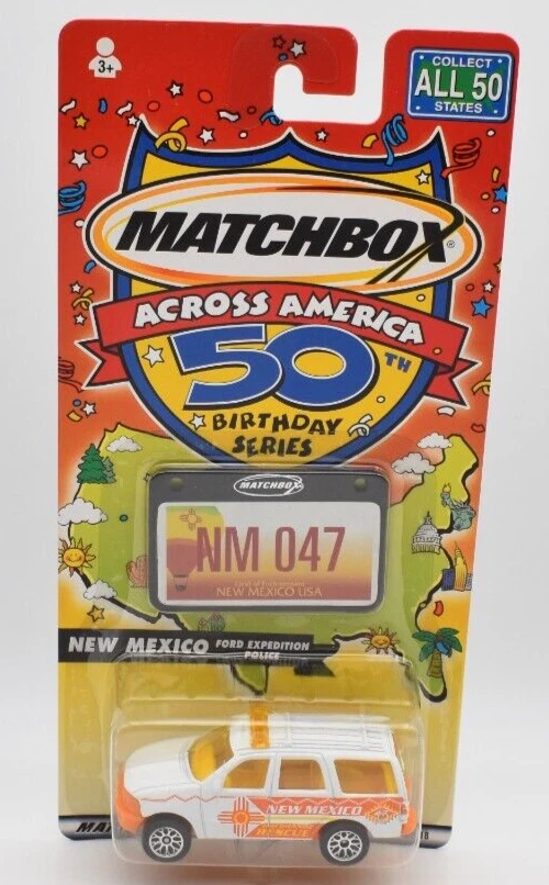 Matchbox Superfast New Mexico Ford Expedition Police white. Across America - Image 1 of 1