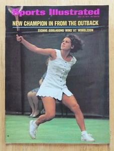 EVONNE GOOLAGONG Sports Illustrated 12. Juli 1971 Magazin OHNE ETIKETT Wimbledon - Bild 1 von 1