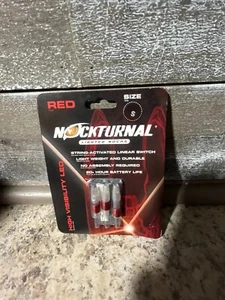 Nockturnal NT-202 Red High Visibility LED Lighted Locks 3-Pack Size Small - Picture 1 of 2