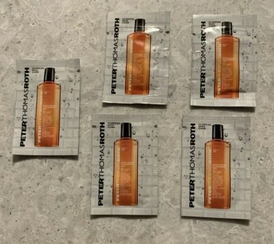 5 Peter Thomas Roth Anti-aging Cleansing Gel Foil Packet Samples - Image 1 of 2