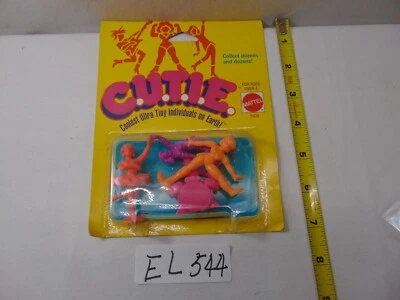 Figuras Mattel Cutie 1986 juguetes miniatura nuevo C.U.T.I.E. 3438 Set #3 Variación Foto 1 de 4