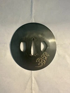 Paul Chen Nami Wave Iaito Black Iron Tsuba Hanwei - Picture 1 of 7