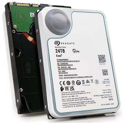 Seagate Exos X24 24TB Interne Festplatte ST24000NM000C 3,5 Zoll HDD SATA3 512MB  - Bild 1 von 2
