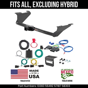 For 21-24 Chrysler Pacifica Trailer Hitch w/ 5 Pin Wiring Excl Hybrid Curt 4K 2" - Picture 1 of 4