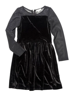 ❤️ Новый размер 7 Appaman черный бархат Rainbow блестящий девочек платье длинные рукава ❤️ - Изображение 1 из 2