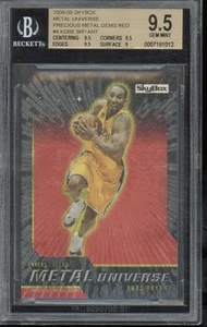 2008 Kobe Bryant #4 Metal Universe  (PMG) RED #34/50 ( 40 Red 10 Green) BGS 9.5 - Picture 1 of 2