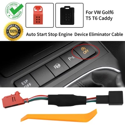 Per VW Golf 6 T5 T6 Caddy Auto Stop Start Cavo Motore Eliminatore Canceller Plug - Immagine 1 di 4