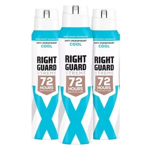 3x Right Guard Anti-Perspirant Deodorant Women Xtreme Cool 150ml - Picture 1 of 1
