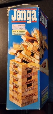 Vintage Jenga Classic Wooden Game by MB Games 1996 - (7yrs+) ~ Complete - Image 1 of 4