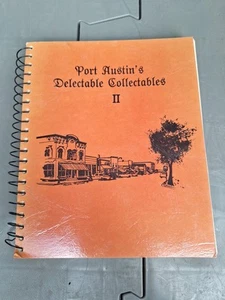 1992 Port Austin Michigan Junior Priscilla Club Cookbook Delectable Collectables - Picture 1 of 5