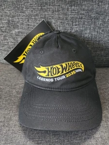 2025 Hot Wheels Legends Tour Hat Cap Adult Adjustable Black 100% Cotton - NEW!!! - Picture 1 of 5