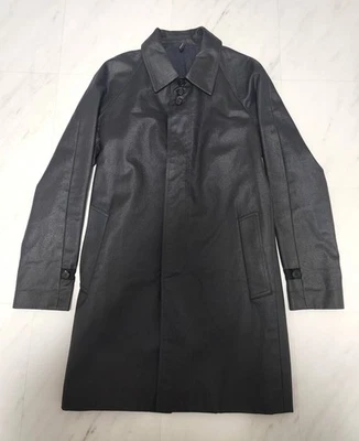 Abrigo Dior Homme 2006 AW 46 recubierto brillo negro Foto 1 de 4