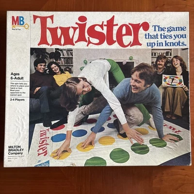 Vintage Twister Game 1966/1974 - #4645 - Milton Bradley Complete Great Condition - Image 1 of 4