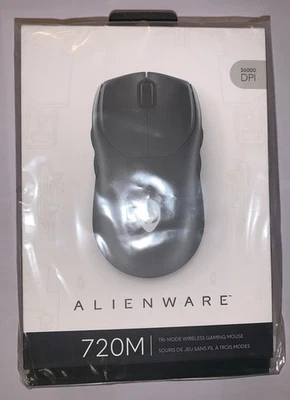 Alienware Tri-Mode Wireless Gaming Mouse AW720M Brand New Factory Sealed Black - Image 1 of 4