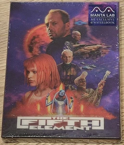Manta Lab ME#078 The Fifth Element 4K+2D Steelbook Double Lenticular B NEW!!! - Picture 1 of 7