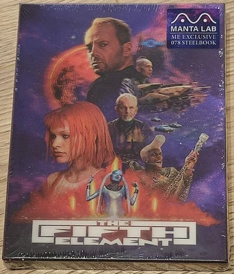 Manta Lab ME#078 The Fifth Element 4K+2D Steelbook Double Lenticular B NEW!!! - Image 1 of 4