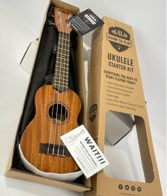 NOS ~ Kala Learn to Play Soprano Ukulele Rosewood Starter Kit (KALA-LTP-S-2006) - Image 1 of 4