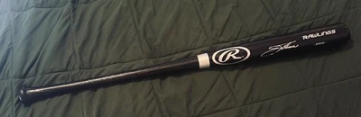 Bate Ash Rawlings autografiado del jugador de béisbol Jim Thome de la corte Foto 1 de 4