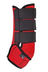 HKM 2er-Set Softoprengamaschen Fesselkopfgamaschen rot, blau *2749 UVP 34,95 - Bild 1 von 4