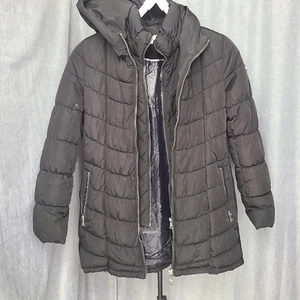 Calvin Klein Winter Puffer Jacket Women's Large Black - Picture 1 of 10