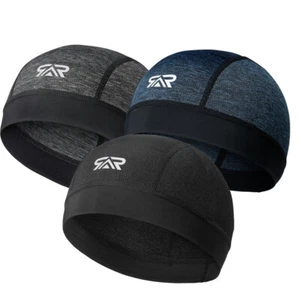 Cooling Skull Cap Helmet Liner Beanie Cycling Running Hat Fits Under Helmets - Picture 1 of 10