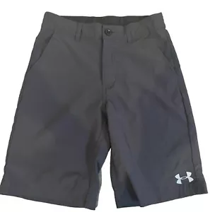 Under Armour Boys Active Golf Chino Dress Shorts Charcoal Gray Size 10 - Picture 1 of 2
