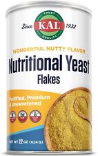 KAL Nutritional Yeast Flakes, Fortified with B12, Folic Acid & Other B Vitamins,