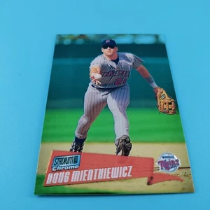 2000 Stadium Club Baseball Karte #86 Doug Mientkiewicz Zwillinge CHROM Einsatz - Bild 1 von 2