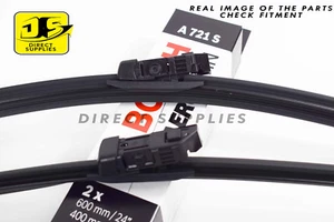 VAUXHALL COMBO Mk III (D) NEW BOSCH A721S Aerotwin Front Wiper Blades Set - Picture 1 of 2
