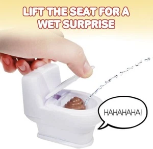 Squirter Toilet Bowl Water Funny Toy ~ GaG Prank Joke Classic Kid Gift - Picture 1 of 4