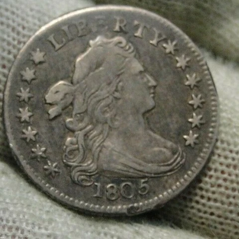 1805 Draped Bust Dime Cover