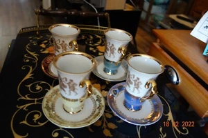 VINTAGE DEMI-TASSE SET SERVICE FOR FOUR - Picture 1 of 2