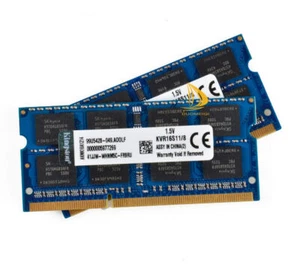 Kingston 2x 8GB DDR3 1600mhz 2RX8 PC3-12800S 204pin SO-DIMM Laptop Memory RAM __ - Picture 1 of 6
