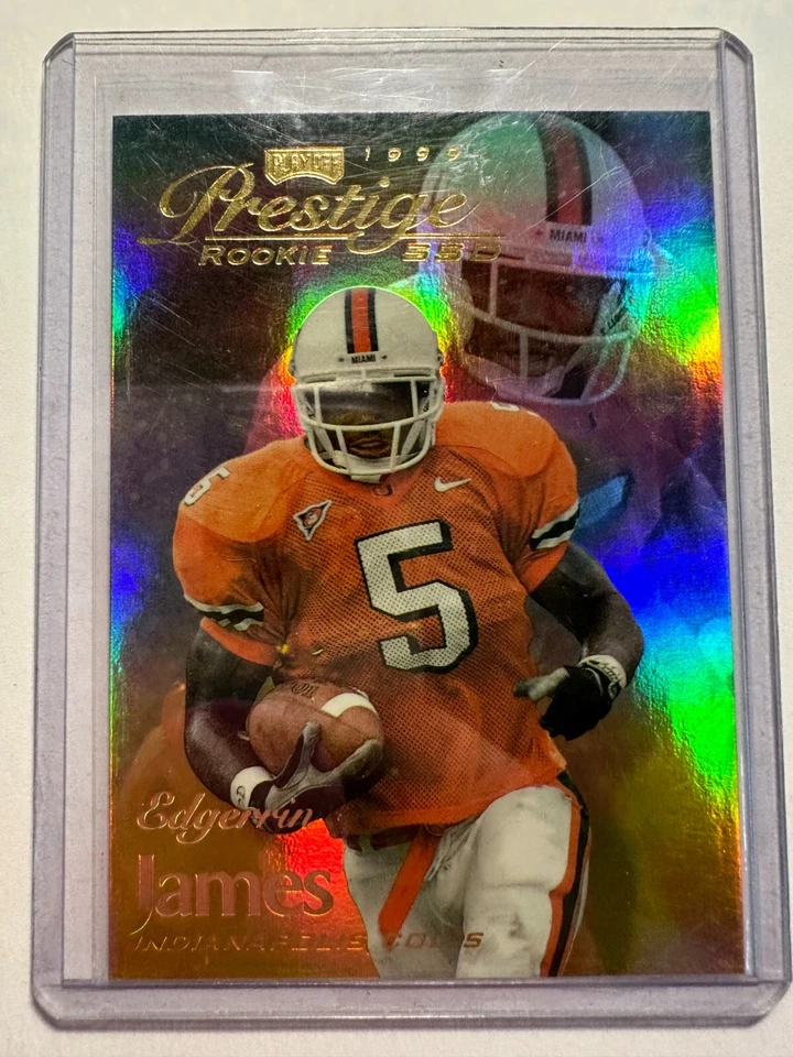 K48,304 - 1999 Playoff Prestige SSD Spectrum Gold #164 Edgerrin James #/500 - Image 1 of 1