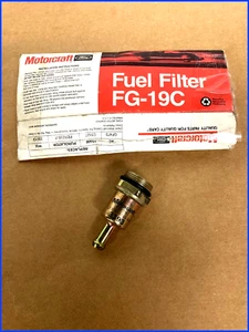 Filtro de combustible de gas Ford NOS roscas metálicas a carburador para 5/16" D3OE9155AA - Imagen 1 de 1