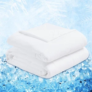 Cooling Comforter Reversible Cool Blanket Queen Size 88×88 inches - Picture 1 of 7