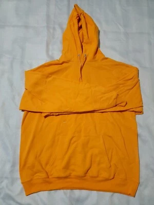 Sudadera con capucha Hanes P170 EcoSmart para hombre L - naranja G8 Foto 1 de 4