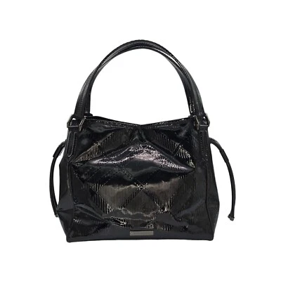 Burberry Embossed Patent Bilmore Large Tote - Image 1 of 4