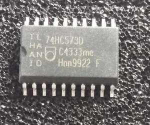 74HC573D PHILIPS integrated circuit SO-20L LOT DE 5 PIECES - Bild 1 von 1