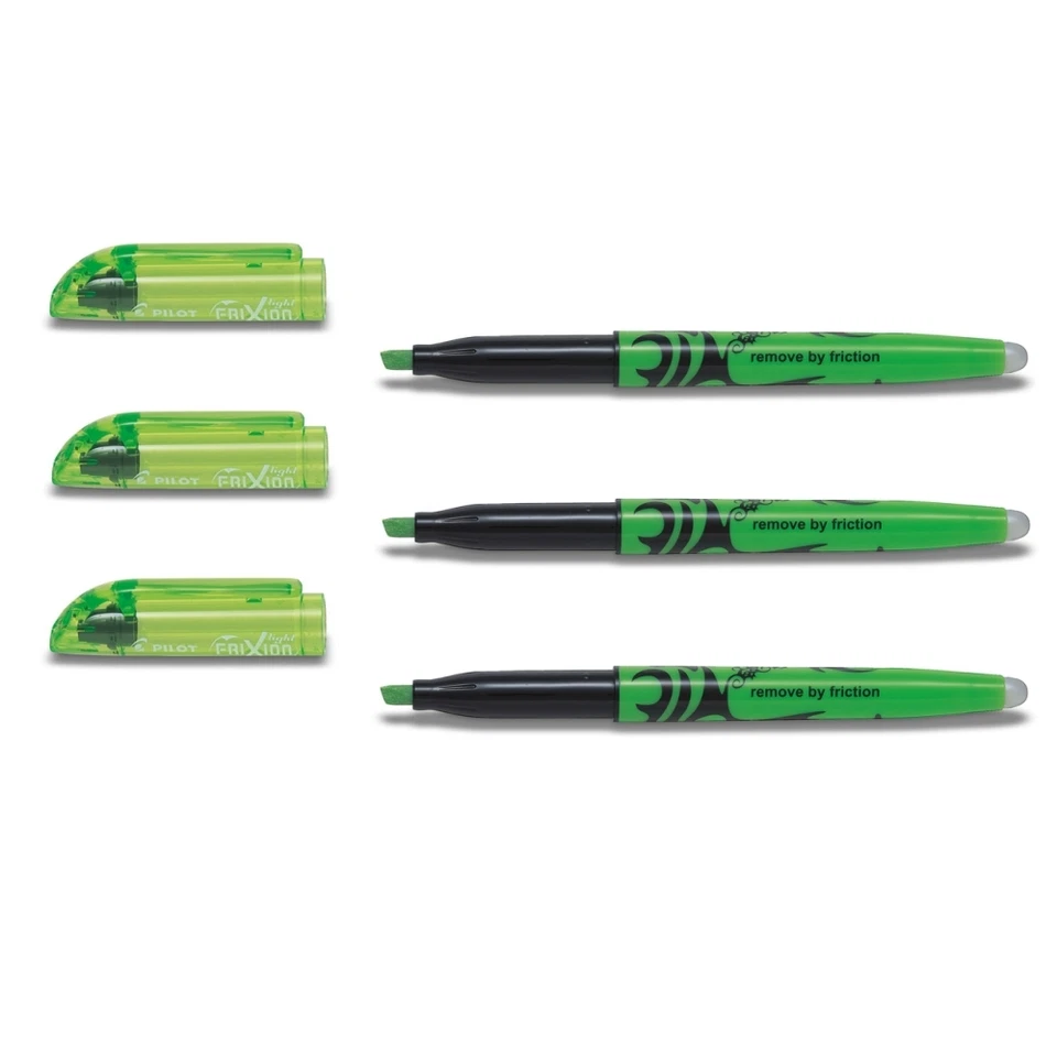 Pilot Frixion Light Textmarker grün - 3er-Set - Bild 1 von 1