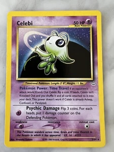 CELEBI 3/64 Holo Rare Neo Revelation - Pokemon Card - Picture 1 of 3