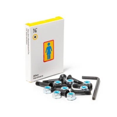 Herrajes de montaje de monopatín para niñas 7/8" Allen cuello largo con llave Allen incluida Foto 1 de 4