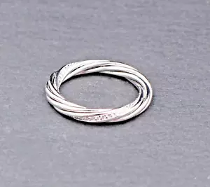 WEMPE by KIM Helioro XS - Designer RING mit BRILLANTEN | 3mm | 750 Weißgold - Bild 1 von 6