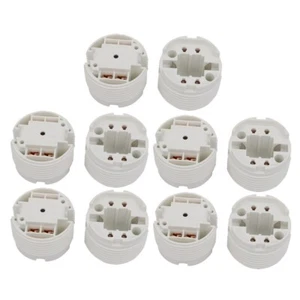 sourcingmap 10 Pcs F448Q AC 500V 2A G24 Base H Light Socket Fluorescent Tube Lam - Picture 1 of 3