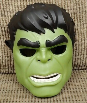 Green Hulk Face Avengers Marvel Mask Halloween Costume Prop CosPlay Cos Play - Image 1 of 2