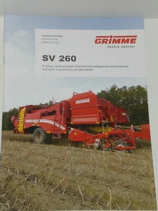 GRIMME SV 260 2-reihige Kartoffelvollernter Prospekt von 10/2014 ( R 102 ) - Bild 1 von 1