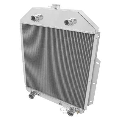 Champion 2 Row Aluminum Radiator EC4252FH For 1942-1952 Ford Truck Flat Head Foto 1 de 4
